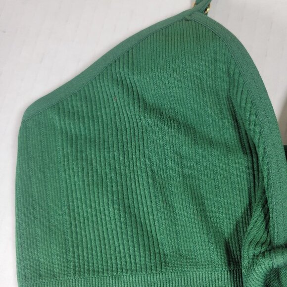 2 Aeries Women Green Floral Lace & Ribbed Bralettes Size Large - Picture 14 of 16